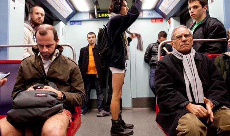Dia sem calças no metro